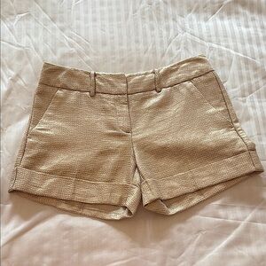 New York & Company Gold Bermuda Shorts